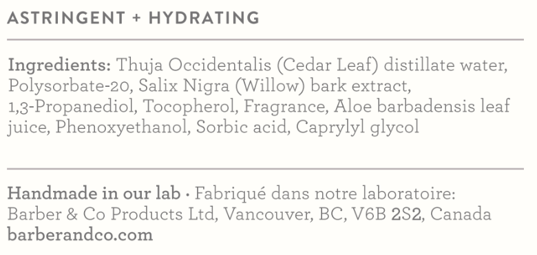 Aftershave Tonic - Limited Release Product Images