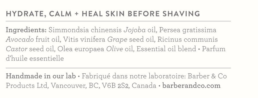 Shave Oil Product Images